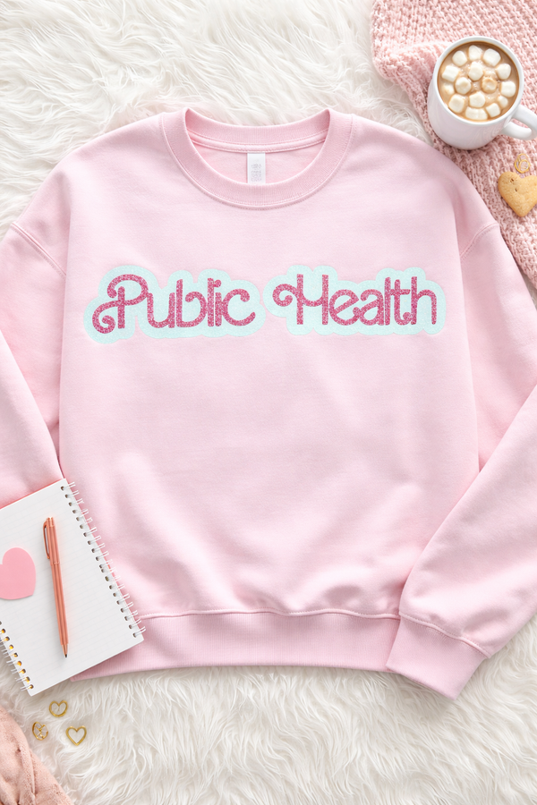Working in Pink Glitter
